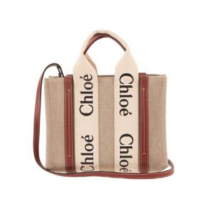 끌로에 CHC22AS397I26 90U 우디 스몰 탑 핸들 토트백