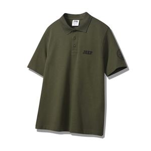 [지프]JP2TSU701 자가드 베이지 요고 피케 2024년 카키 반팔 티