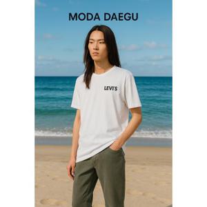 [리바이스]남성 릴렉스 숏슬립 그래픽 티셔츠16143-1321_DG