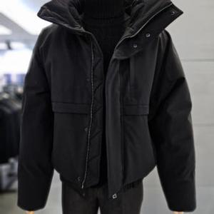 [바쏘]남자 겨울 블랙 하이넥 구스다운 푸퍼 점퍼 WSAFY4UA59A