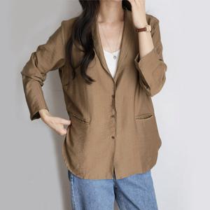 [헤레이스]레이온 숄 가디건_YMSH25FW003