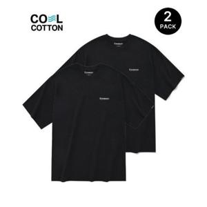 [커버낫]커버낫반팔티 CQK CO2402STE1-BB [2PACK] 쿨 코튼 티셔