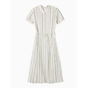 타미힐피거 W 플리츠 폴로 원피스 BB T22E6TDR002WT1 01S DW5