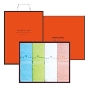 송월 스윗하트 하니 100g 고급면 20수 4매 선물세트+쇼핑백 기념수건 답례품