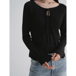 (35585ALY65) [에잇세컨즈] 변형 슬림 카디건  블랙