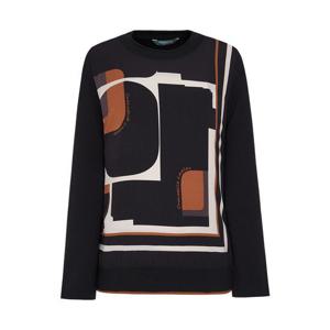 [크로커다일레이디]MARIO크로커다일레이디 모던프린트 라운드넥 긴팔 티셔츠 CLDFTS106