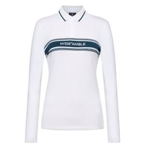 [와이드앵글]여성 TO 니트 하이브리드 폴로티셔츠 L  WWU25211W3