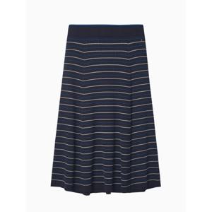 타미힐피거 미니 스트라이프 케이블 치마 BB T22E7WSC051WT1 0X1