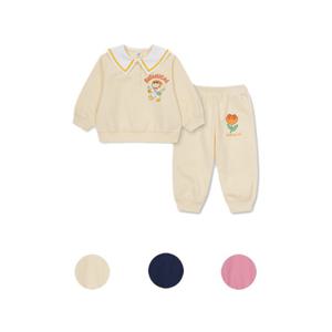 탑텐키즈 MKF1IP2301 여아 유아 버비 라이트테리 카라 포인트 셋업