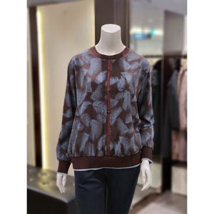 [트리아나]MARIO소고 라운드 프린트 블라우스AK3BA08