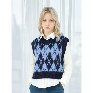 [레코브](레코브) 울혼방오버핏다이아 니트 베스트(LK61CZKV515X