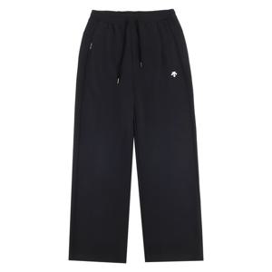 데상트 여성 코튼모달 스트레이트핏 팬츠 SP322UFP89BLK