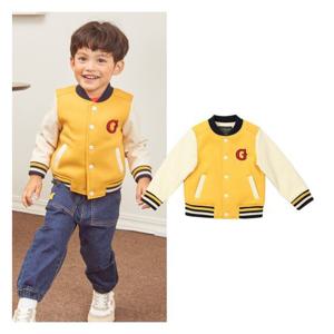 [게스키즈]레자배색 야구점퍼 (G36DBJ010-T)