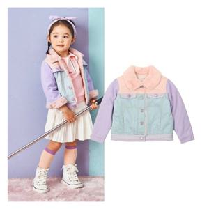 [게스키즈]컬러 블록 퍼 점퍼 (G37DAJ030-T)