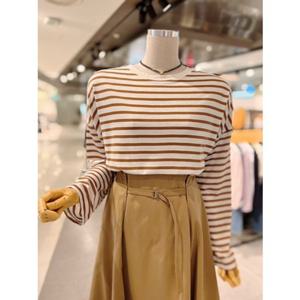 ab.fz 스트라이프 루즈핏 긴팔 티셔츠 (ABXZ4HK34J) US