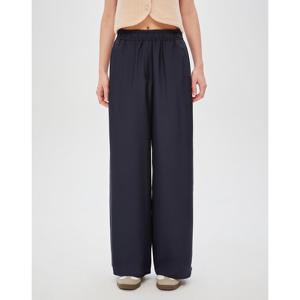 질스튜어트 뉴욕 여성 24FW 스테디셀러 네이비 단색 밴딩팬츠 WJPA4C140N2