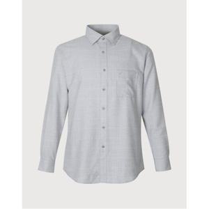 [트레몰로][TREMOLO] 체크 기모 그레이 셔츠._TGBTLYF8321