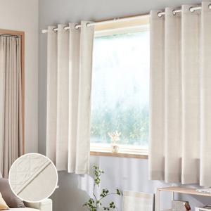 [모던하우스] ON NEW 린넨스타일 3중방한 3도씨커튼 창문형 140x180 1장 베이지 아일렛타입