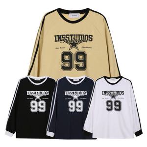 [모로엠]국내제작 99프린팅 손목 시보리 티셔츠 RM-TSA-Q045