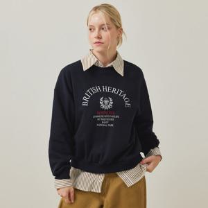 FOCUS  헤리티지 루즈핏 맨투맨 티셔츠 PBVFF5F1TS6530