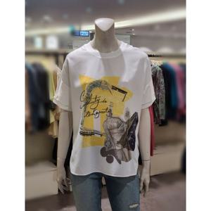 [트리아나]MARIO소고 라운드 오버핏프린트 티셔츠AI2TA11