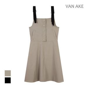 [반에이크]MARIO배색 멜빵 원피스_VB38OPUD03Z