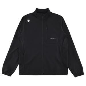 데상트 남성 스탠드넥 홑겹 우븐 자켓 SP321TWT92BLK