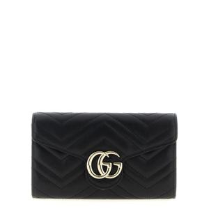 구찌 GG 마몽 체인 월랫 837745AAET81000 Black