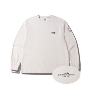 [지프] 남여공용 싱글 긴팔 쭉티 티셔츠 JQ3TSU006