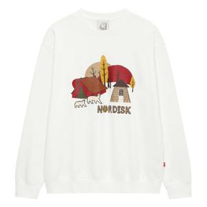 노르디스크 폴 인 덴마크 그래픽 맨투맨 B1 OUU25210 W3 5E