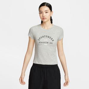 나이키반팔티 SQJ HV4975-050 스포츠웨어 피닉스 여성 슬림 반팔 티셔츠