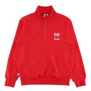 코닥 레인보우 반집업 맨투맨 K5323LFSH2RED