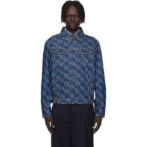 25 FW 비비안웨스트우드 남성 블루 스톰라이더 데님 재킷 252314M177000