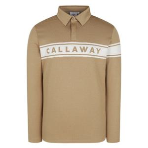M 캘러웨이골프긴팔 PQC CMTY24W502_BE 남성 겨울 자카드 기모 티셔츠