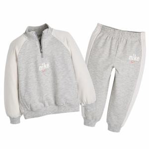 [플레이키즈프로]나이키 로고 하프집업 팬츠 세트 A241ST802P