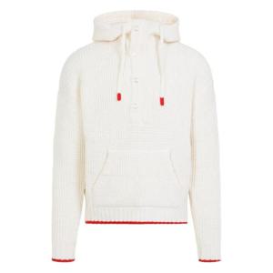 카사블랑카 와플 니트 후드 스웨터 MAW25KW104301