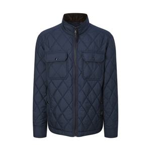 [헤지스]헤지스 네이비 포켓배색 패딩점퍼 WHJU4D334N1