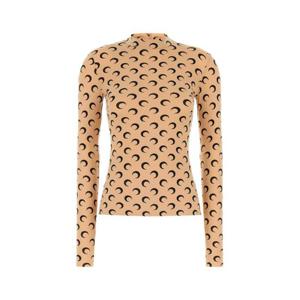 마린세르 반팔 티셔츠 WTS005ACJER0001 TA10 TAN BLACK