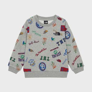 [노스페이스] (NFM_NM5MR52S_MEG_) 키즈 와일드패치 스웻셔츠 NM5MR52S_MEG