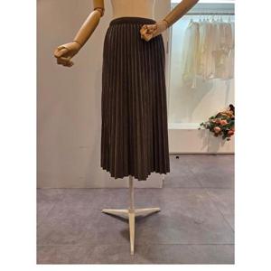 클리지 CP8WSK01 심플 밴딩 플리츠 스커트