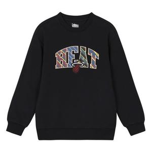 [NBA KIDS]주니어 MIA 아플리케 부클자수 기모 맨투맨 K224TS060P