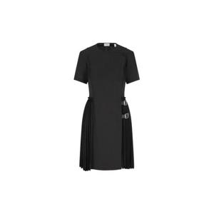 버버리 울 블랜드 킬트 미니 드레스 8116015A1189 AI25 Black