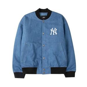 MLB 컬시브 로고 데님 재킷 뉴욕양키스 A5 3ADKR0134 50INS