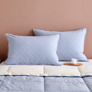 [모던하우스] 퓨어코튼 구스필 베개커버 50x70 블루