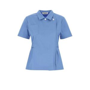 미우미우 블라우스 MK1934SOOO1BMS F0013 LIGHT BLUE