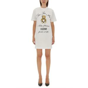 모스키노 미디 원피스 04435441 1001 WHITE