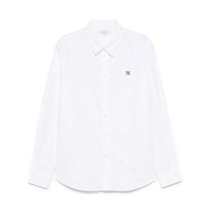 메종키츠네 긴팔 셔츠 MM00408 WC5012P100 White