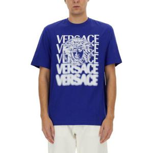 베르사체 반팔 티셔츠 1013302 1A124392UD30 BLUE