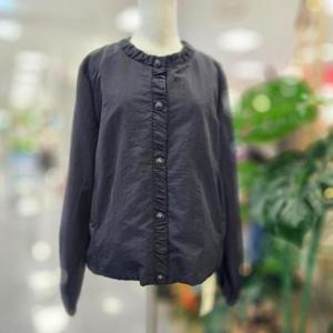 스테파니 HC07 H노카라 프릴 코팅 자켓 A25JK5309