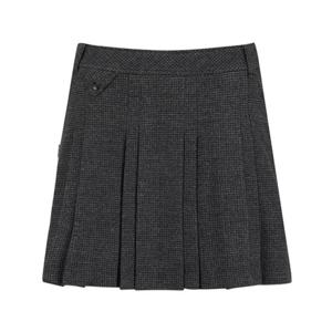 [파리게이츠] (521E4PC302)여성 울 라이크 플리츠 백 밴딩 큐롯 스커트